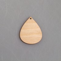 Заготовка для значка из фанеры "Капелька"